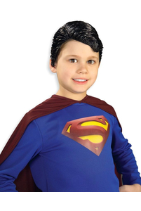 Виниловый парик супермена детский