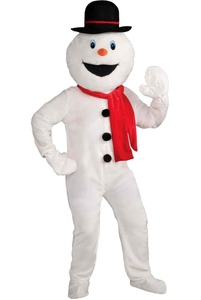 Карнавальный костюм мехового снеговика