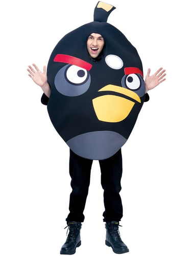Костюм Angry Birds взрослый Чёрный