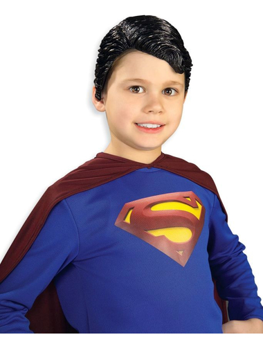 Виниловый парик супермена детский