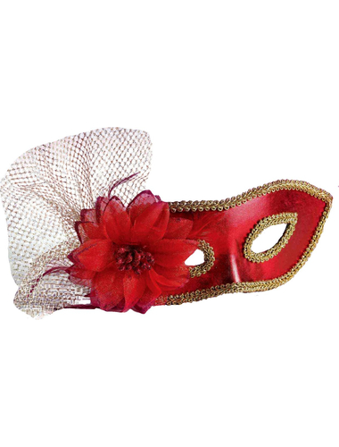 Венецианская маска с цветком
