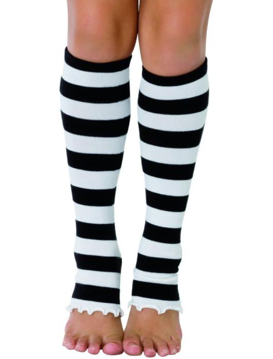 Полосатые гетры чёрно-белые