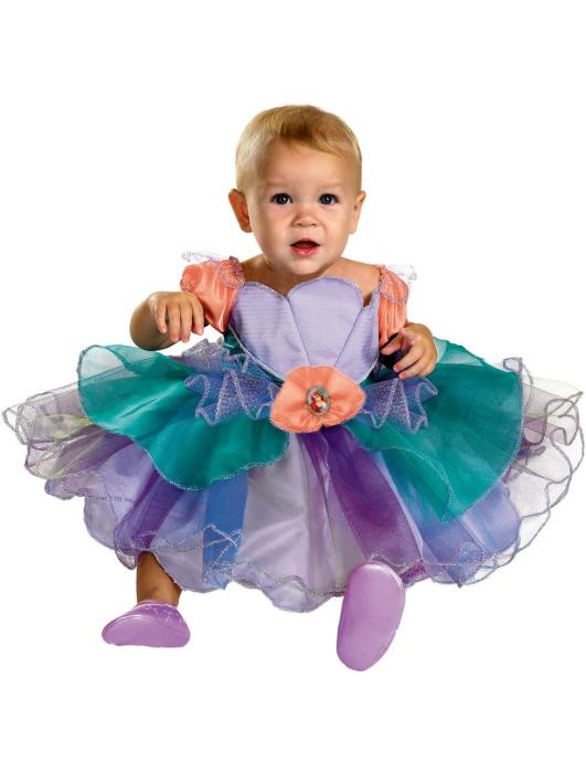 Карнавальный костюм русалки Ариель для малышей
