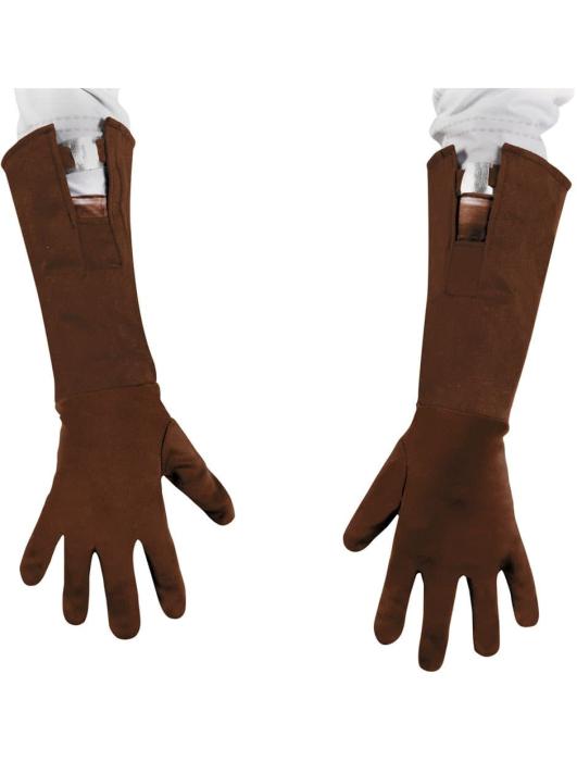 Перчатки для костюма Капитан Америка детские