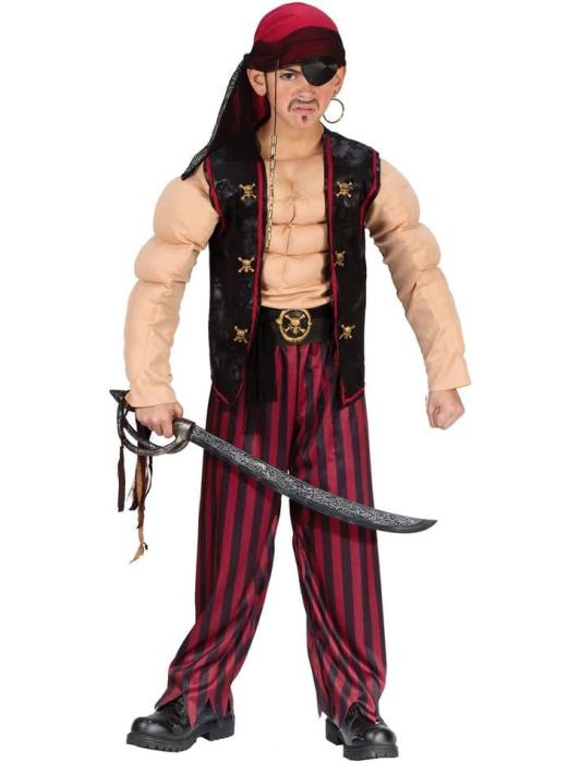 Карнавальный костюм мускулистого пирата детский
