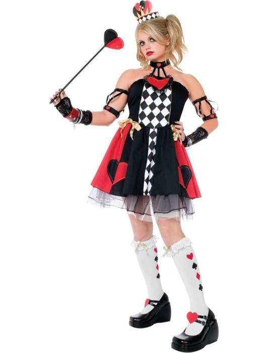 Костюм Королева Сердец "Алиса в стране чудес" подростковый