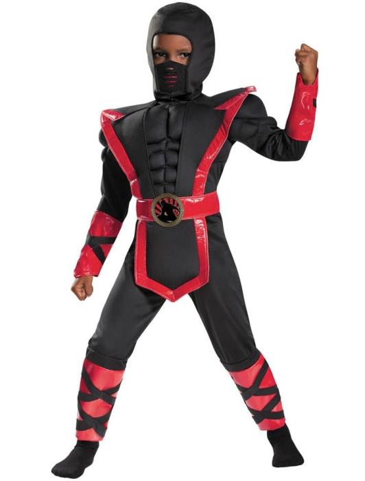 Карнавальный костюм ниндзя с мускулами детский
