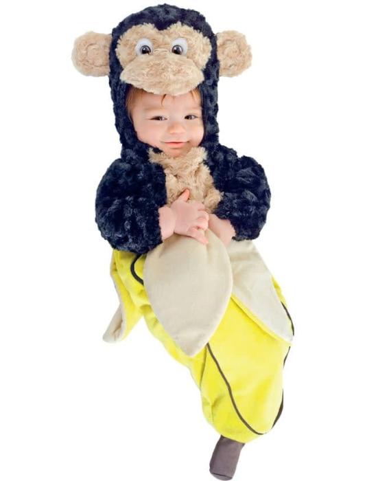 Конверт Обезьяна в банане для малышей