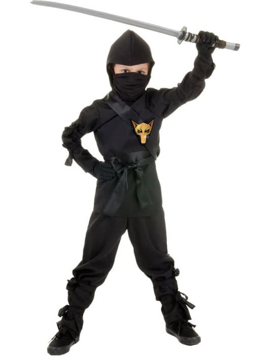 Карнавальный костюм Чёрный ниндзя детский