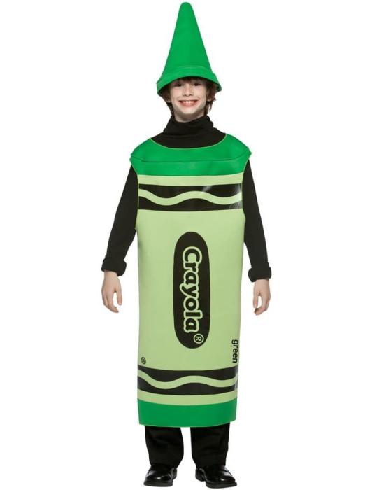 Костюм зелёный карандаш Crayola