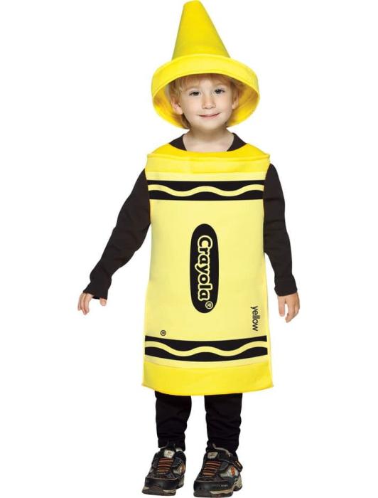 Карнавальный костюм карандаш CRAYOLA жёлтый детский