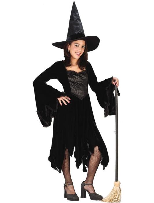 Карнавальный костюм колдуньи детский