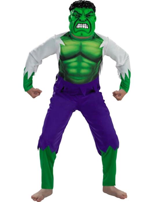 Карнавальный костюм супергероя Халк детский