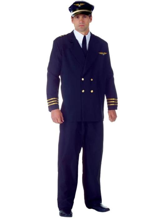 Карнавальный костюм капитана авиакомпании взрослый