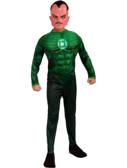Костюм Синестро "Зелёный фонарь" с мускулами детский