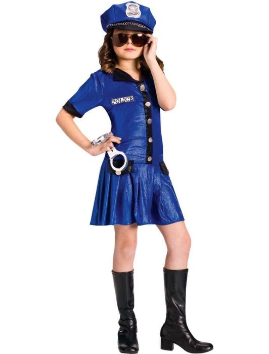 Карнавальный костюм полицейского для девочки