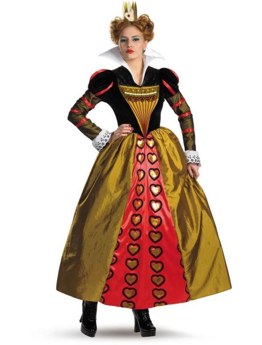 Костюм Чёрная Королева "Алиса в Зазеркалье" взрослый