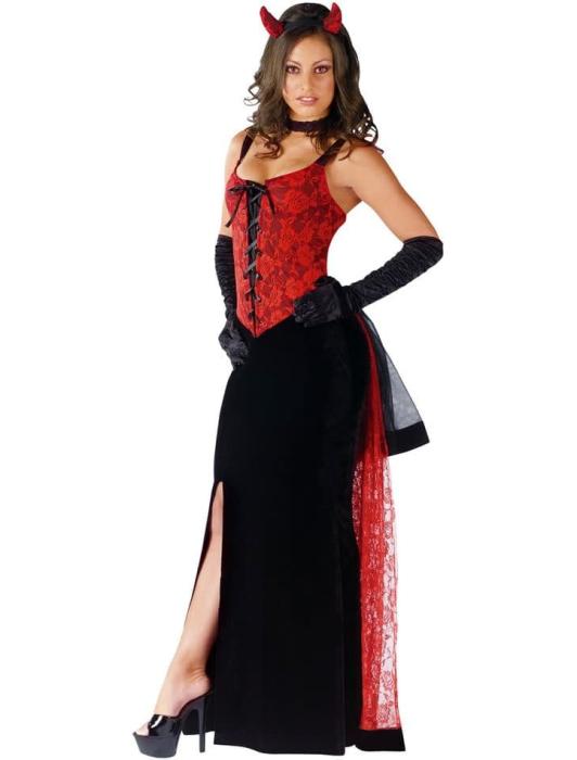Карнавальный костюм соблазнительной дьяволицы взрослый