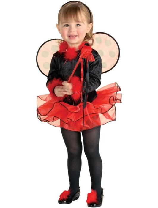 Карнавальный костюм божьей коровки балерины для малышей