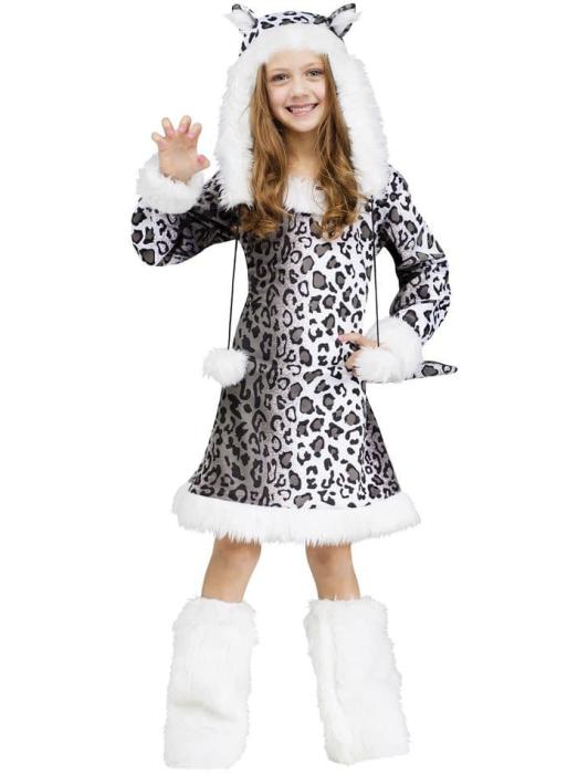 Костюм Снежный леопард детский