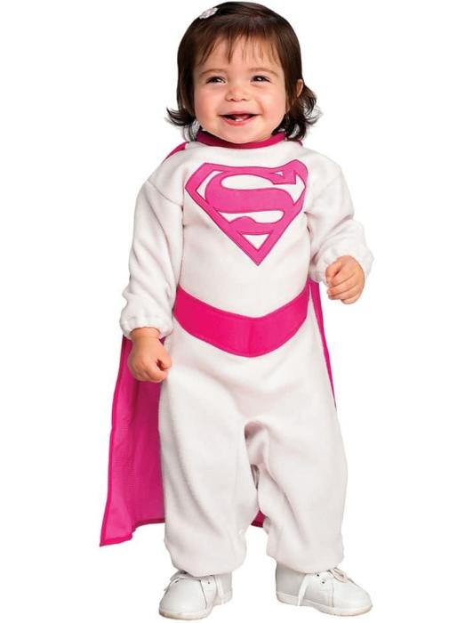 Костюм супердевушки розовый