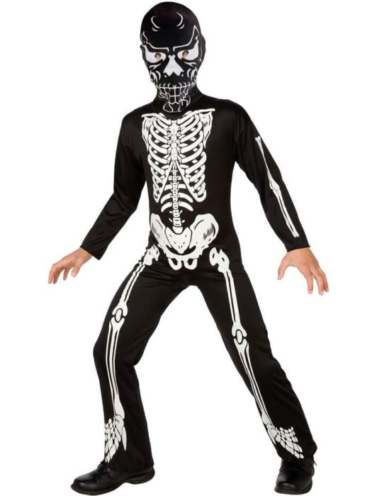 Карнавальный костюм Чёрный скелет детский