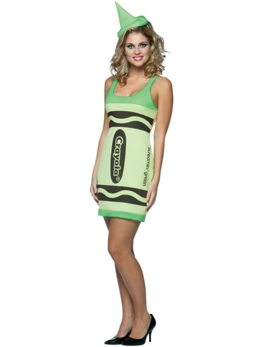 Костюм карандаш Crayola зелёный взрослый