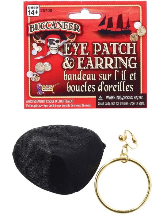 Пиратский патч и серьга