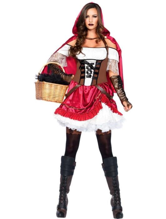 Карнавальный костюм Сказочная Красная Шапочка взрослый