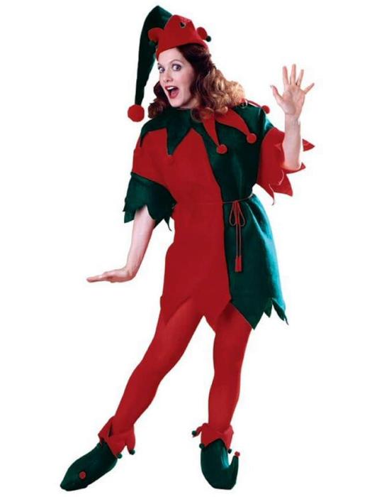 Костюм Двухцветный Эльф взрослый