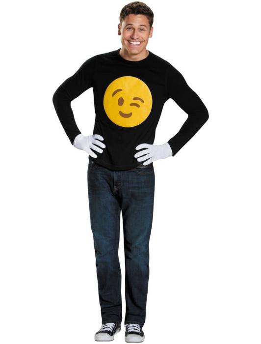 Набор Смайл Подмигивающий Emoji взрослый