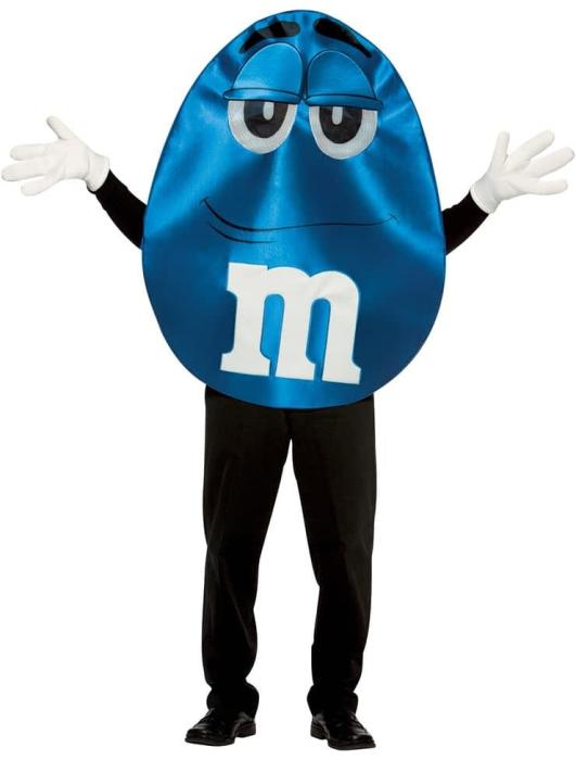Карнавальный костюм М&M's голубой