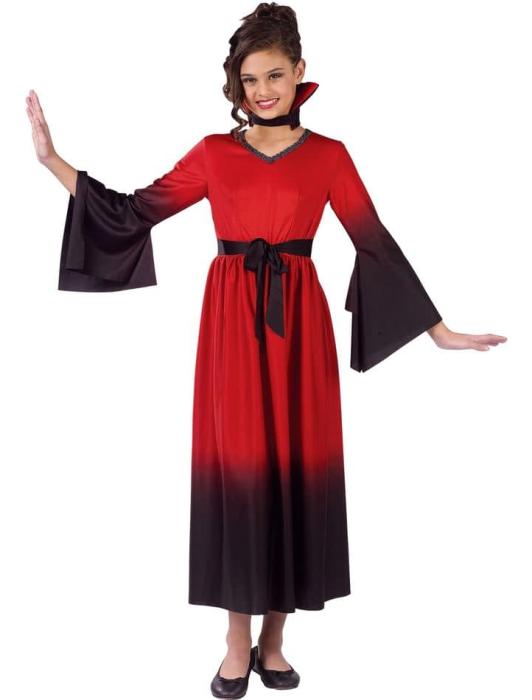 Карнавальный костюм вампира принцессы детский