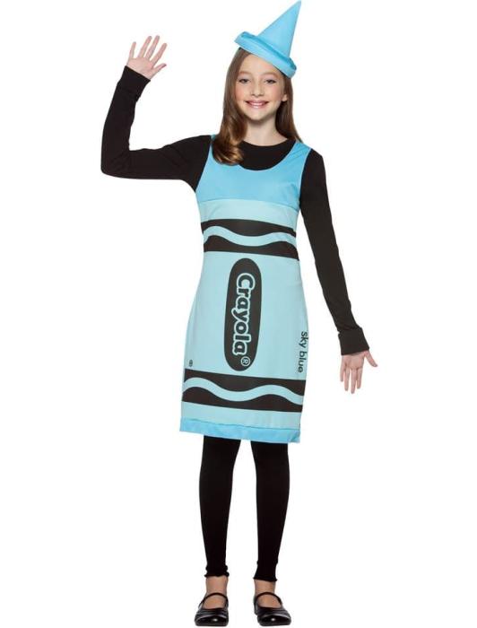 Карнавальный костюм голубой карандаш CRAYOLA