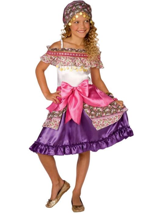 Карнавальный костюм цыганки детский