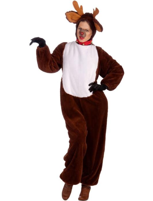 Костюм Плюшевый Северный олень взрослый