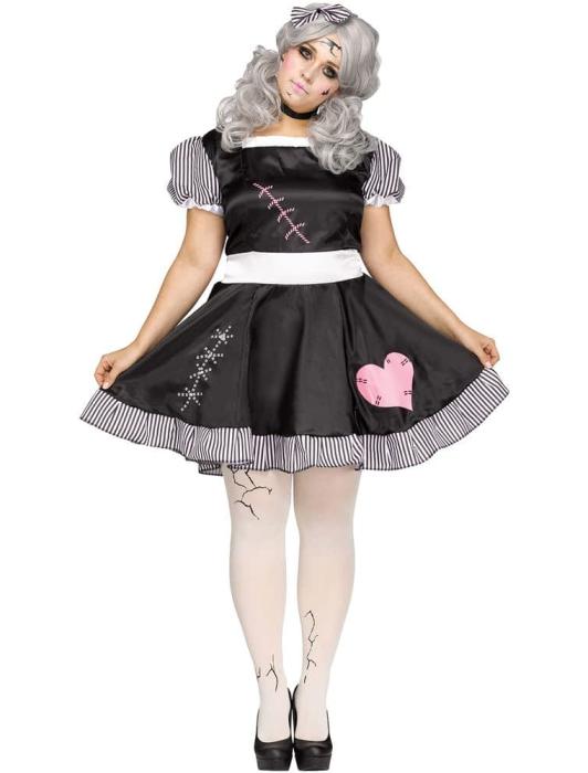 Карнавальный костюм Разбитая кукла взрослый