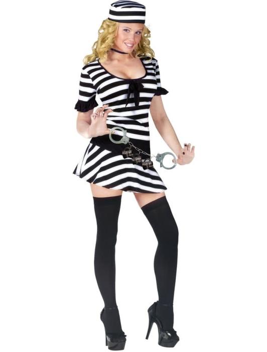 Карнавальный костюм Сексуальная осуждённая взрослый