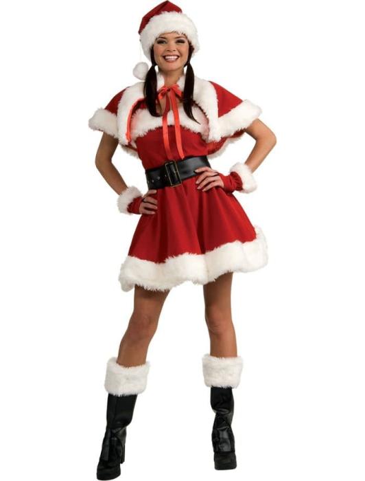 Костюм Мисс Санта взрослый