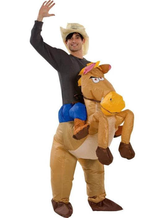 Надувной костюм лошади