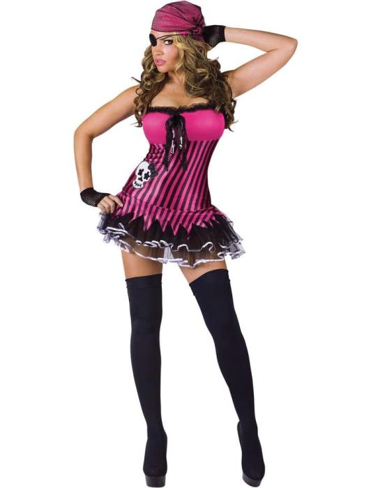 Костюм Рок-н-рольная пиратка взрослый