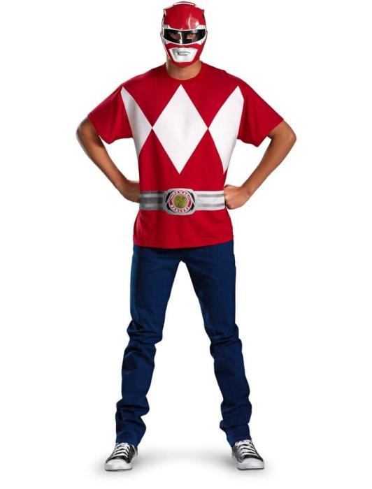 Карнавальный костюм красный Рэйнджер альтернативный