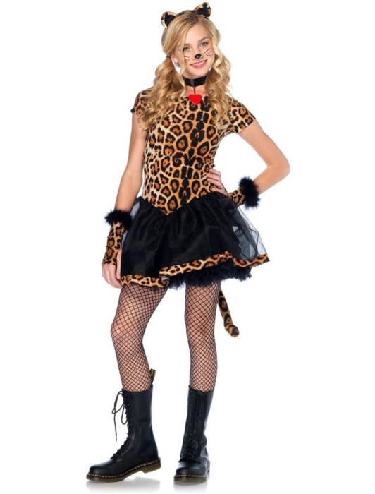 Карнавальный костюм кошки- леопарда подростковый