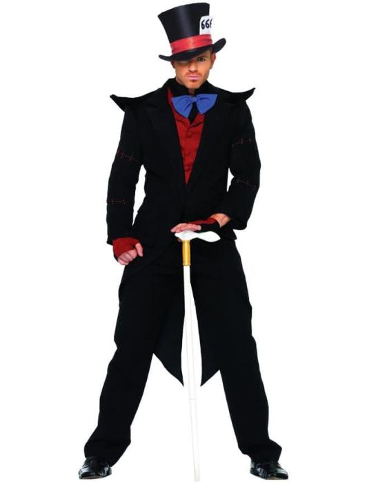 Карнавальный костюм шляпника в черном