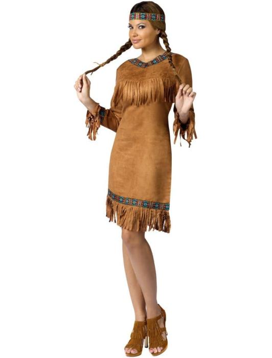 Карнавальный костюм Индейской девушки взрослый