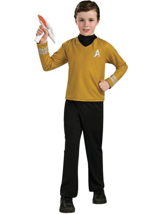 Костюм Звёздный путь золотой детский
