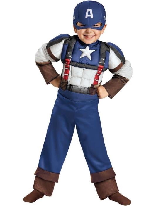 Костюм Капитан Америка детский ретро