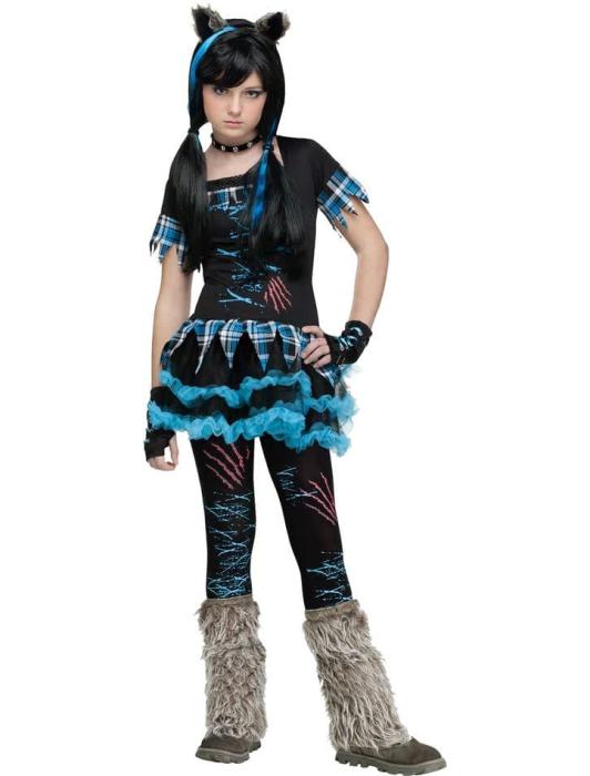 Карнавальный костюм очаровательного оборотня подростковый