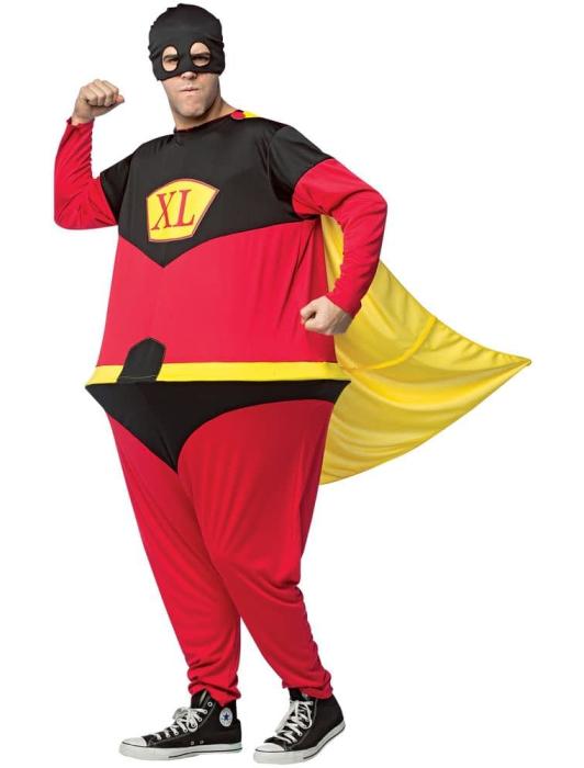 Карнавальный костюм Толстый Супергерой взрослый