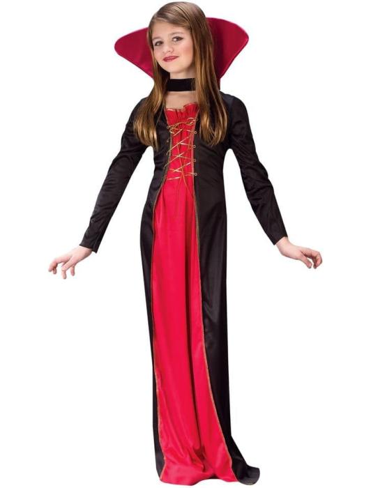 Карнавальный костюм викторианской вампирши детский
